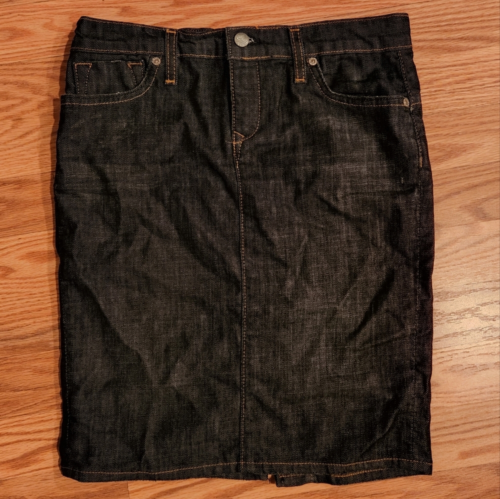 Blue Cult Denim Pencil Skirt 25w